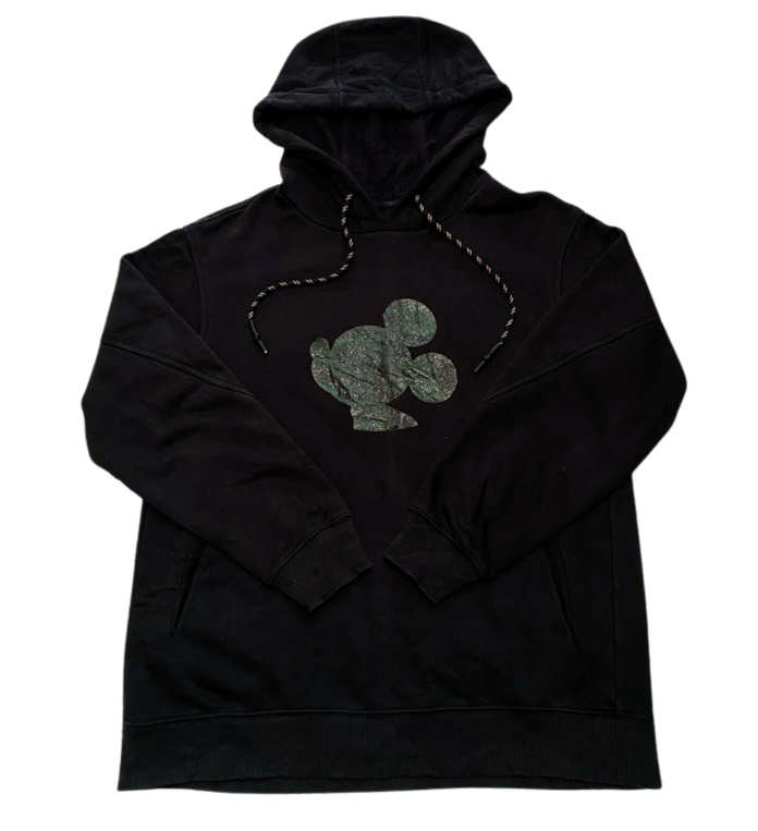 Mickey Black on Black Hoodie